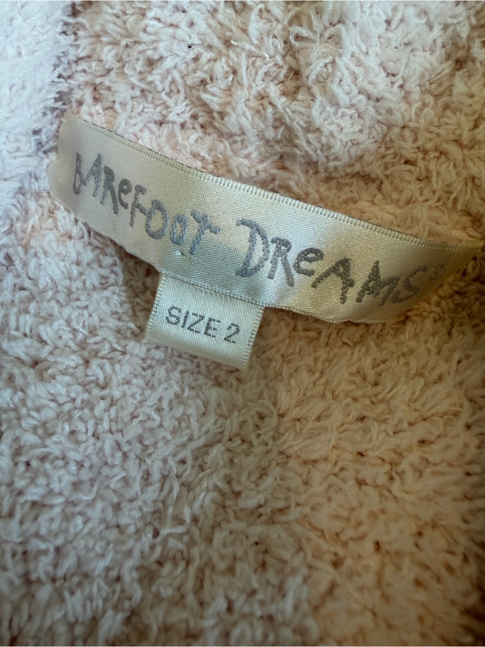 Barefoot Dreams CozyChic Robe in Blush Pink - Picture 6 of 9